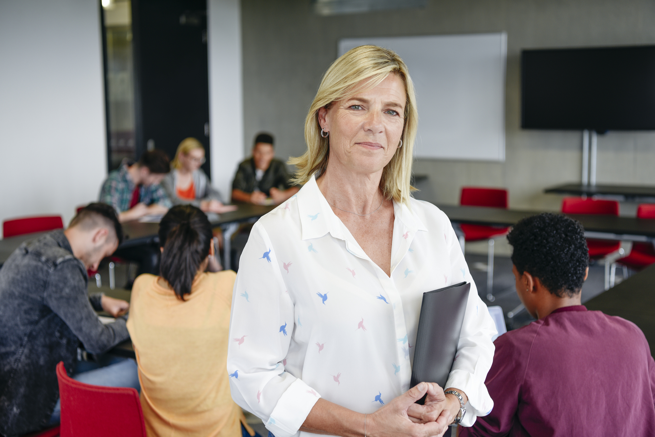 Lehrerin Schulklasse Sek II Lehrerin Schulklasse Sek II