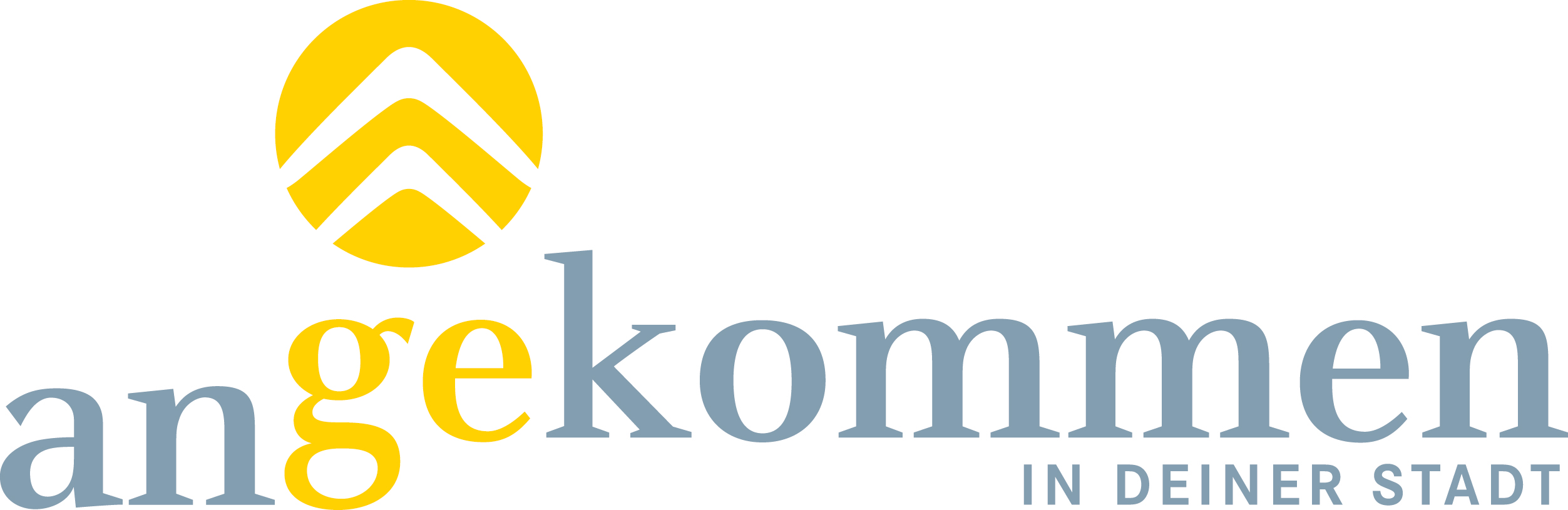 angekommen Logo