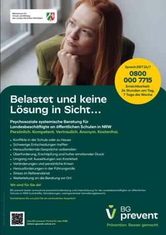 Plakat Sprech:ZEIT 24/7