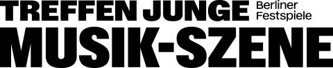 Logo mit dem Schriftzug "Treffen junge Musik-Szene - Berliner Festspiele"