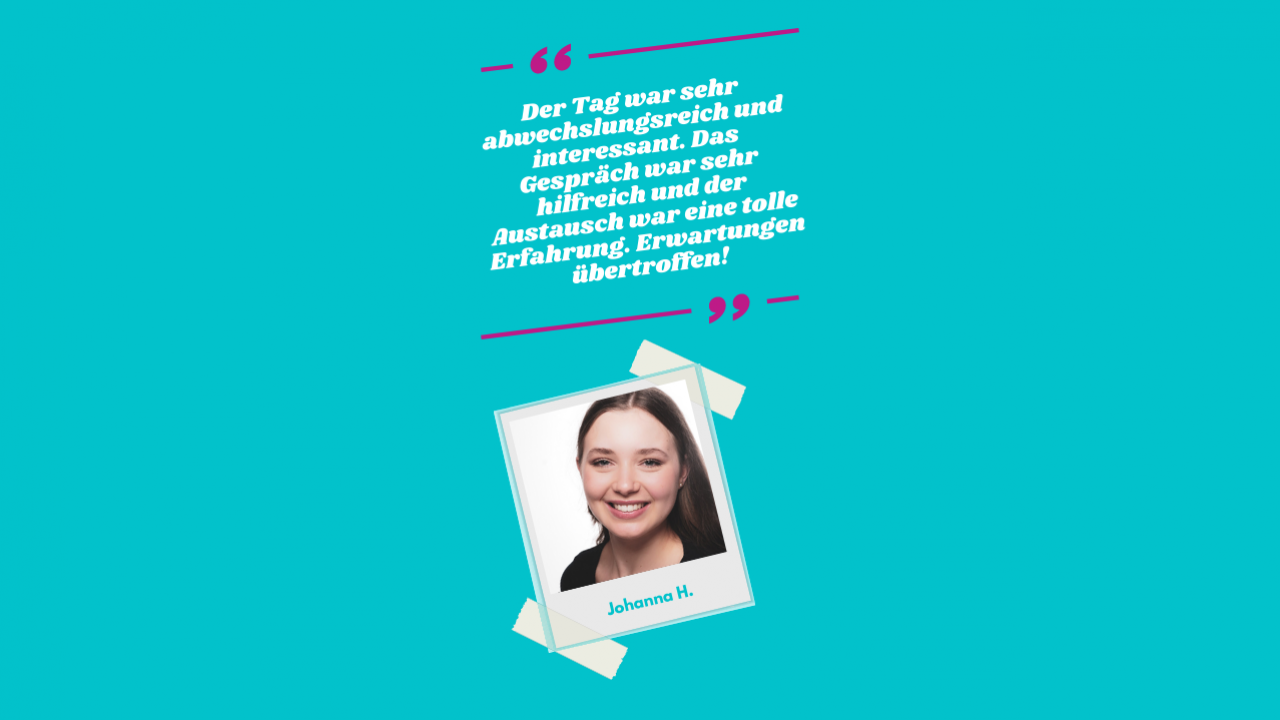 Schülerzitat von Johanna H.