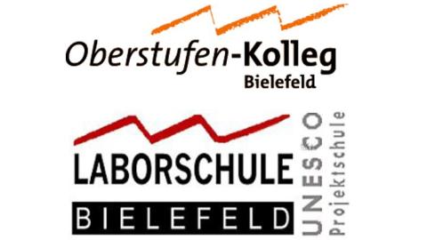 Wortmarken der Laborschule und des Oberstufenkollegs in Bielefeld