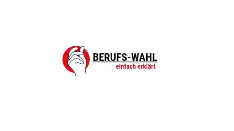 Logo mit dem Schriftzug "Berufs-Wahl einfach erklärt"