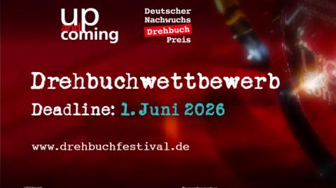 Plakat zum Drehbuchwettbewerb 2026