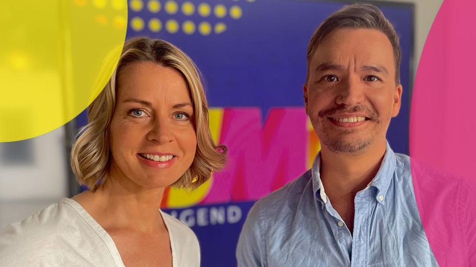 Jessy Wellmer und Bob Blume sind die Paten des diesjährigen ARD-Jugendmedientags am 13.1.2024. Jessy Wellmer und Bob Blume sind die Paten des diesjährigen ARD-Jugendmedientags am 13.1.2024.