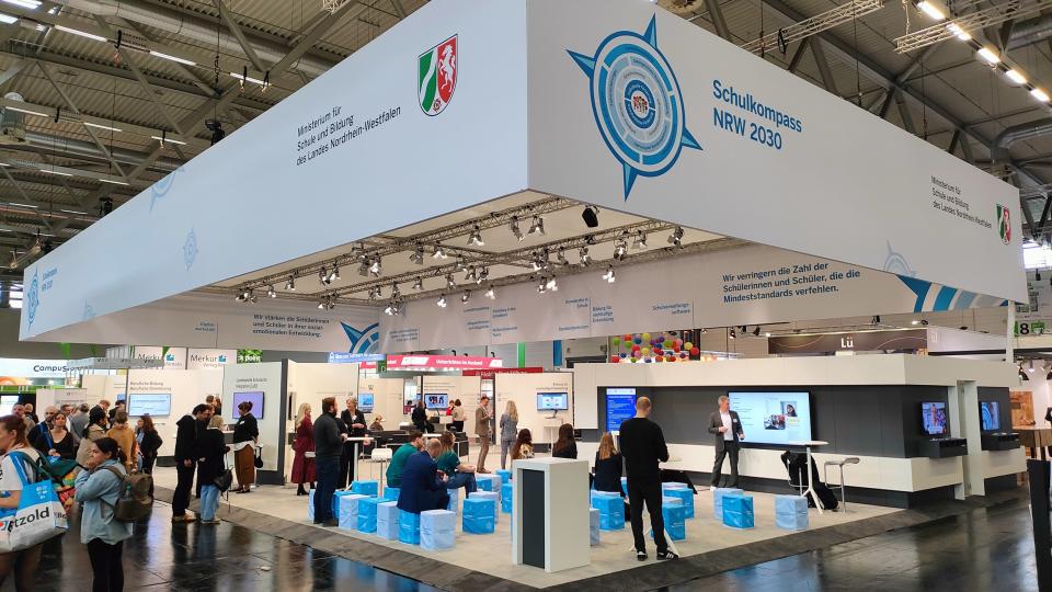 Ansicht des Schulministeriums-Stands auf der didacta 2026 in Köln