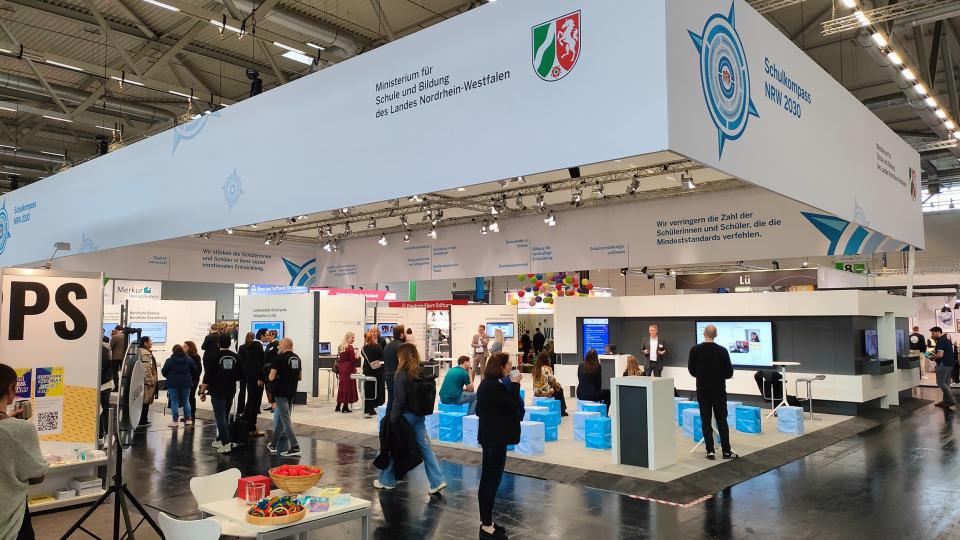 Ansicht des Schulministeriums-Stands auf der didacta 2026 in Köln