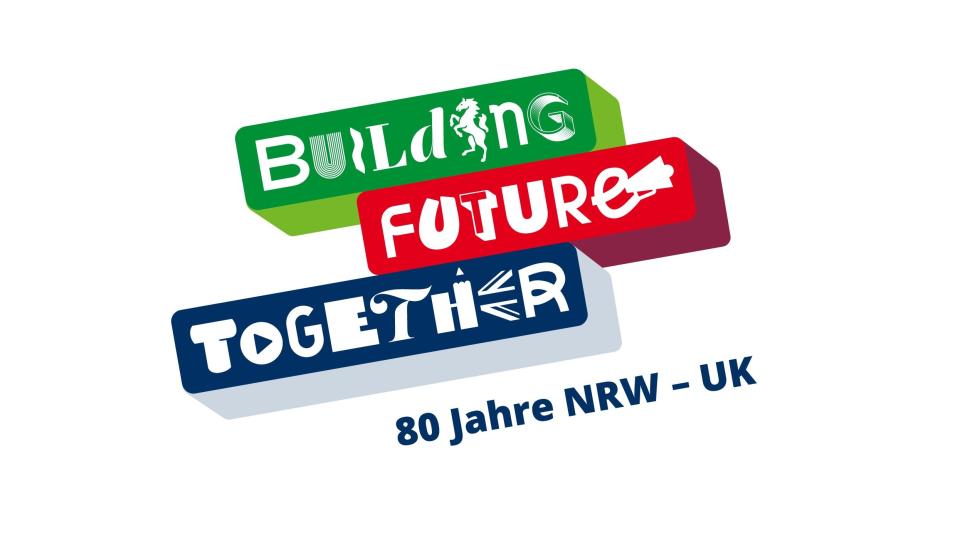 Der Wettbewerb zum 80-jährigen Jubiläum NRW-UK steht unter dem Motto "Building Future Together".
