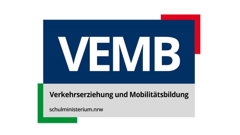 Logo mit dem Schriftzug Verkehrserziehung Mobilitätsbildung VEMB