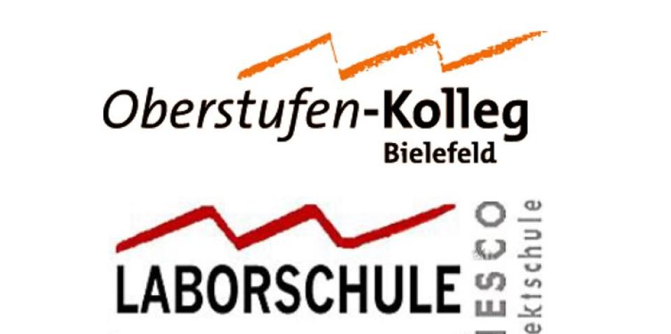 Wortmarken der Laborschule und des Oberstufenkollegs in Bielefeld