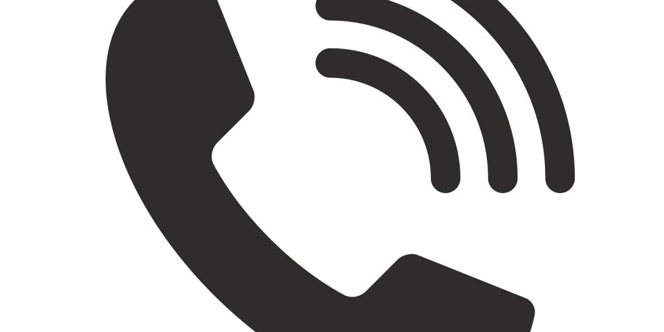 Grafische Darstellung eines Telefonhörers