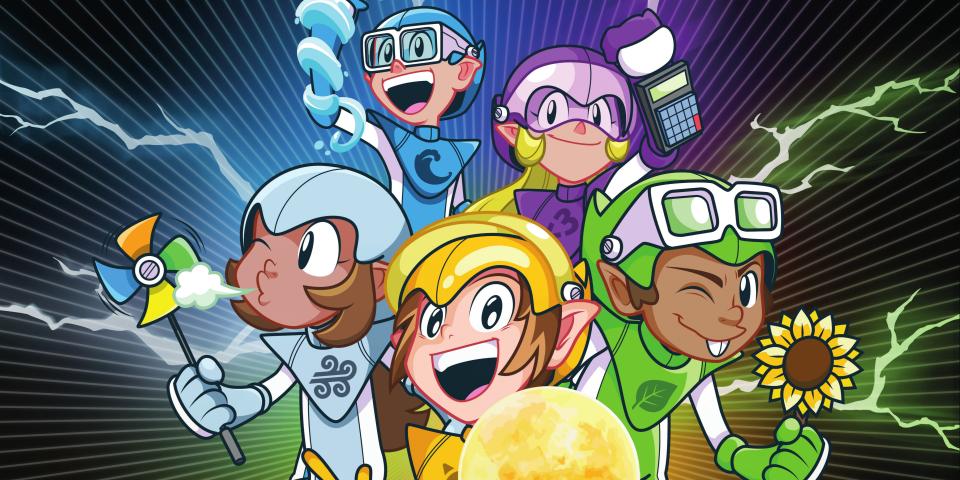 Die PowerWichtel sind auf Mathe-Mission zur Energie der Zukunft.