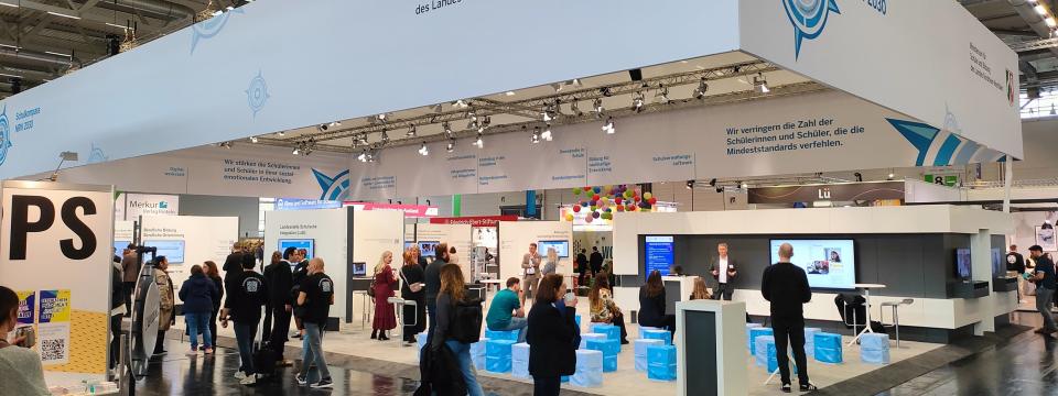 Ansicht des Schulministeriums-Stands auf der didacta 2026 in Köln