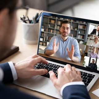 Videokonferenz Austausch