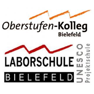 Wortmarken der Laborschule und des Oberstufenkollegs in Bielefeld