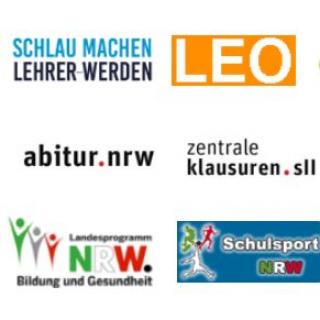 Logos der Spezialangebote des Schulministeriums