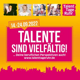 Plaket der TalentTage Ruhr 2022