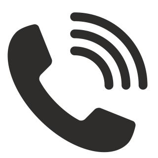 Grafische Darstellung eines Telefonhörers