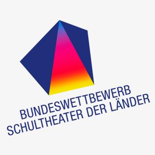 Logo mit dem Schriftzug "Bundeswettbewerb Schultheater der Länder"