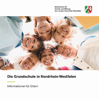 Cover der Broschüre "Die Grundschule in Nordrhein-Westfalen - Informationen für Eltern"