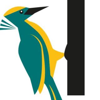 Logo des Projekts "SPecht - Suchtprävention an Berufsbildenden Schulen" mit einem Specht.