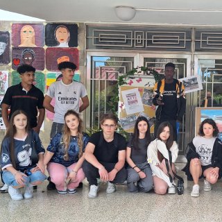 Schülerinnen und Schüler mit Fluchterfahrung aus Bad Driburg arbeiten im Rahmen eines ERASMUS+-Projektes mit Gleichaltrigen aus Gran Canaria zusammen.