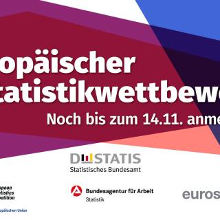 Für den Europäischen Statistikwettbewerb kann man sich noch bis zum 14.11. anmelden.