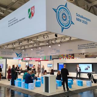 Ansicht des Schulministeriums-Stands auf der didacta 2026 in Köln
