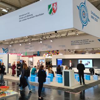 Ansicht des Schulministeriums-Stands auf der didacta 2026 in Köln