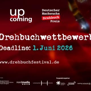 Plakat zum Drehbuchwettbewerb 2026