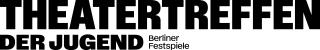 Logo mit dem Schriftzug "Theatertreffen der Jugend - Berliner Festspiele"