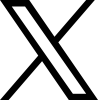 Logo des Social Media-Anbieters X: Ein großer Buchstabe "X"